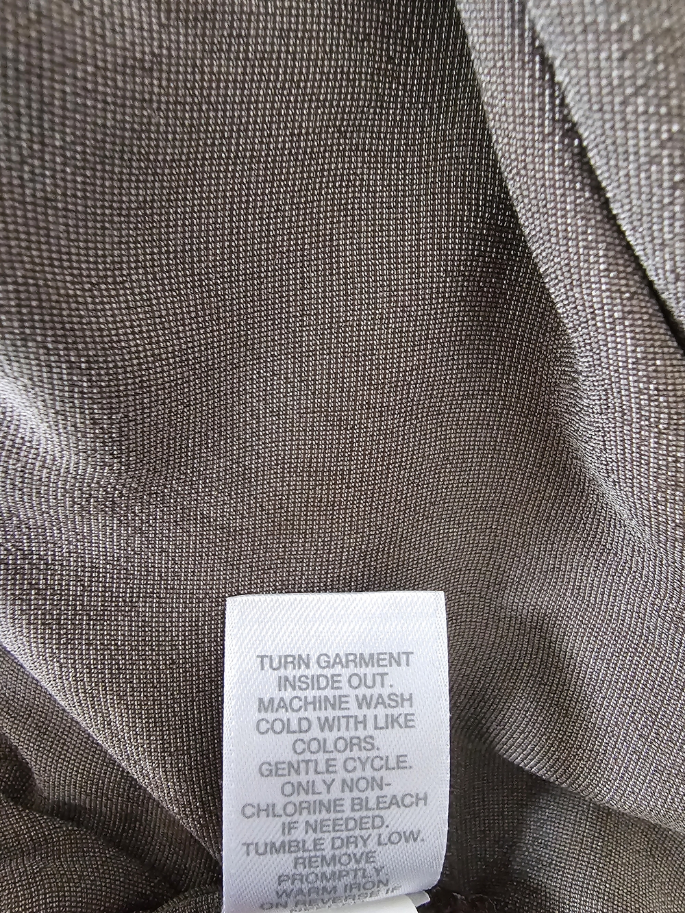 J.Jill Silk Blend Crushed Velvet Button Front Tunic Blouse Peplum Mocha Brown 1X - Picture 7 of 7